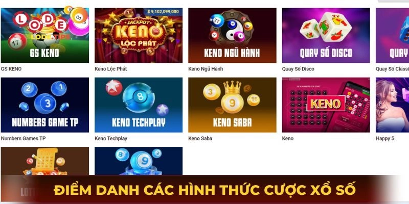 Điểm danh các hình thức cược xổ số tại Sky88